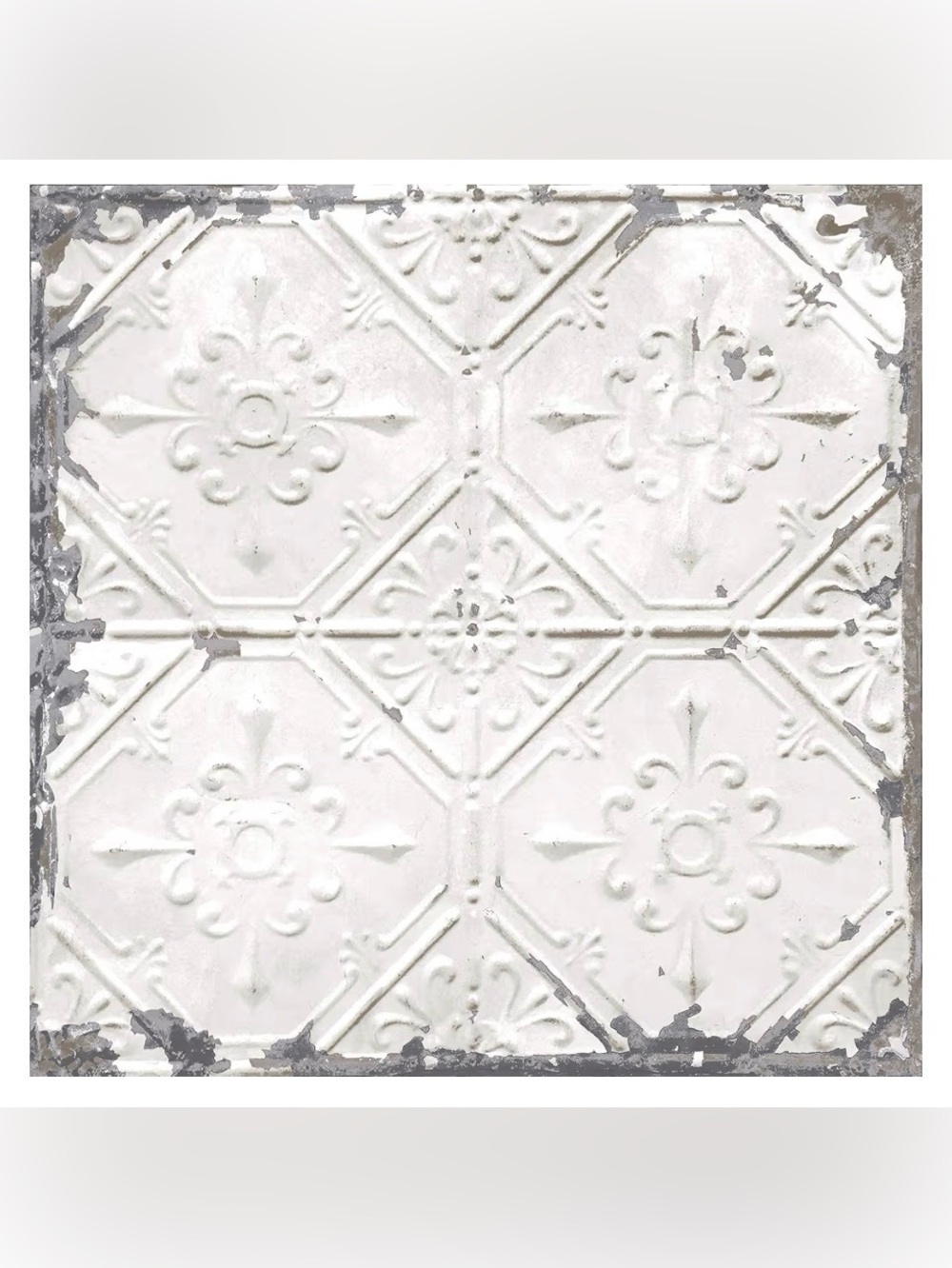 🔥NuWallpaper Vintage Tin Tile Peel & Stick Wallpaper 20.5in X 18ft roll, NIP